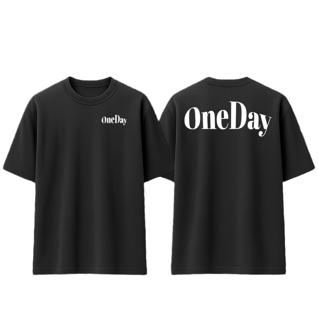 ORIGINAL ONEDAY TEE. BLACK
