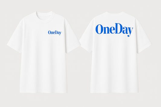 ORIGINAL ONEDAY TEE. WHITE