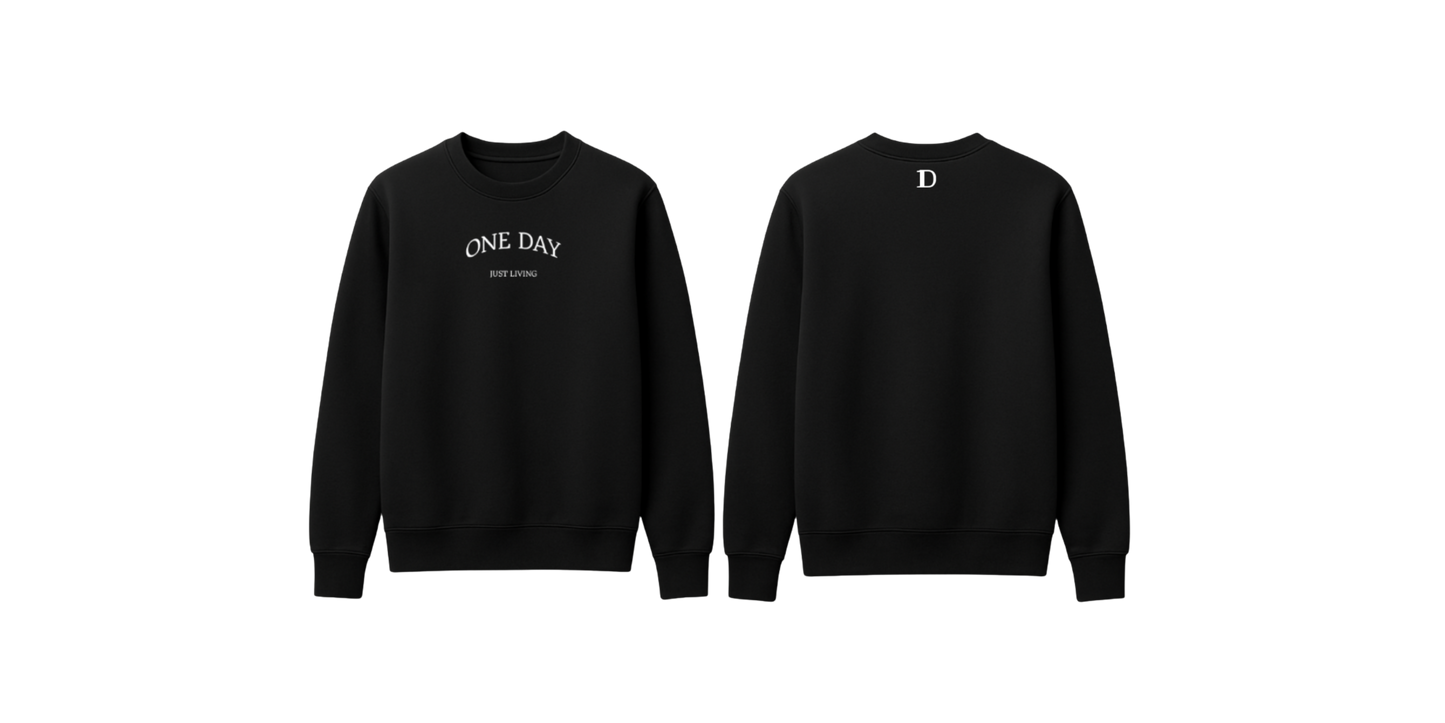 Oneday Sweater Black, Just Living