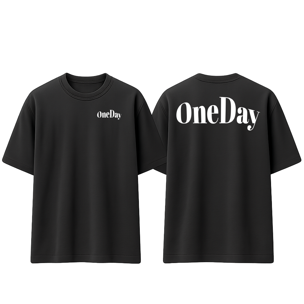 ORIGINAL ONEDAY TEE. BLACK