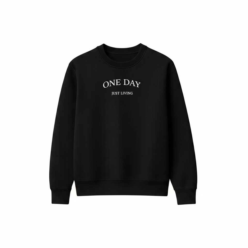 Oneday Sweater Black, Just Living